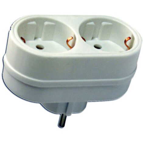 simon adapt.blco 2 tomas front.base contt 10-16a 250v cl118604
