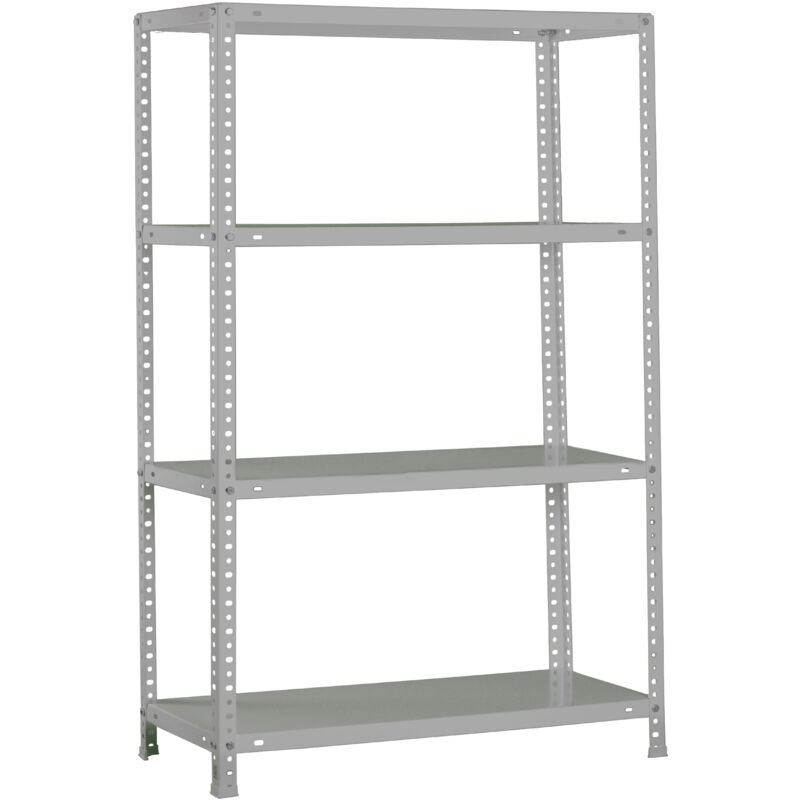 Tagère Rangement, 1500x1000x400 mm, 4 Niveaux, 100 kg Capacité de Charge et Point de Flexion, Métal , Étagère Garage, Gris - Comfort - Simonrack Tagère Rangement, 1500x1000x400 mm, 4 Niveaux, 100 kg Capacité de Charge et Point de Flexion, Métal , Étagère Garage, Gris - Comfort - Simonrack