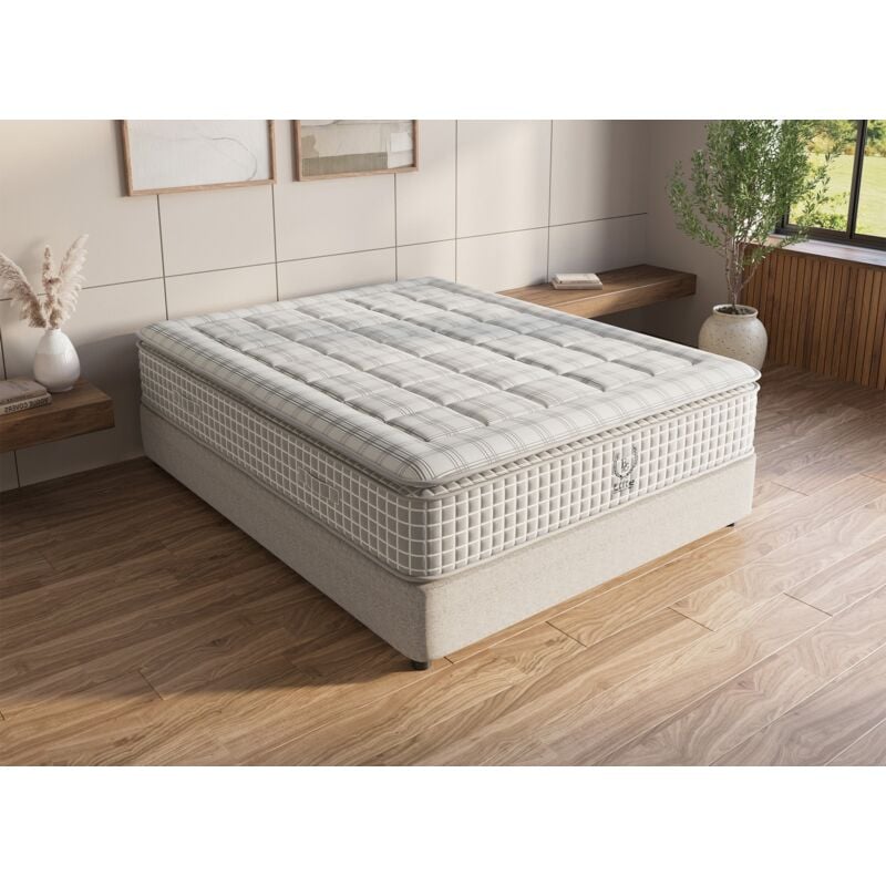 Deco In Paris - simon - Matelas hybride ressorts ensachés 180 x 200 cm épaisseur 34 cm simon