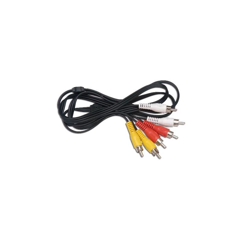 

simon multimedia cable conexion tv 3 rca a 3 rca mu730998 - Mibricotienda