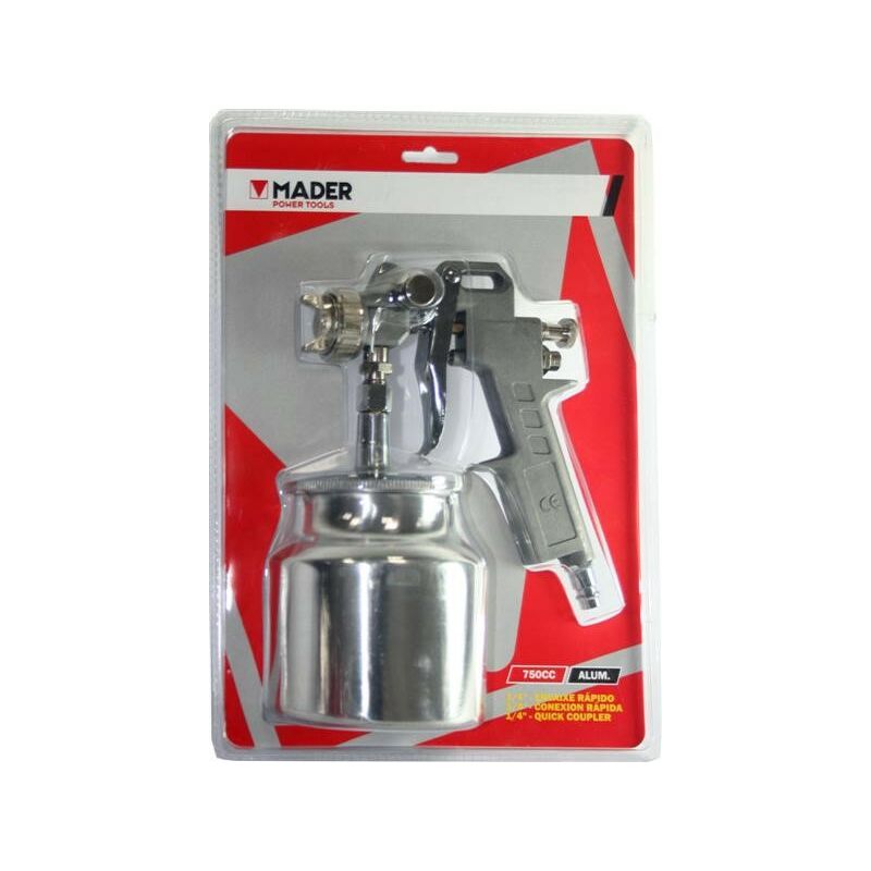 

Pistola Pintar con vaso inferior aluminio 1/4 - Mader Power Tools