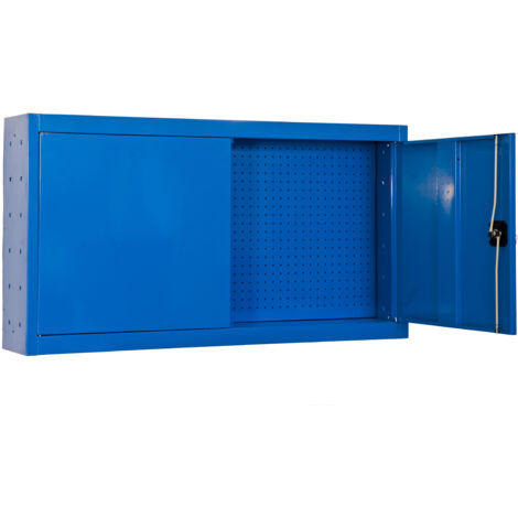 Simon Rack - Armoire de rangement murale 675x1200x275mm Bleu - CABINET TOOLS PANNEL 1200