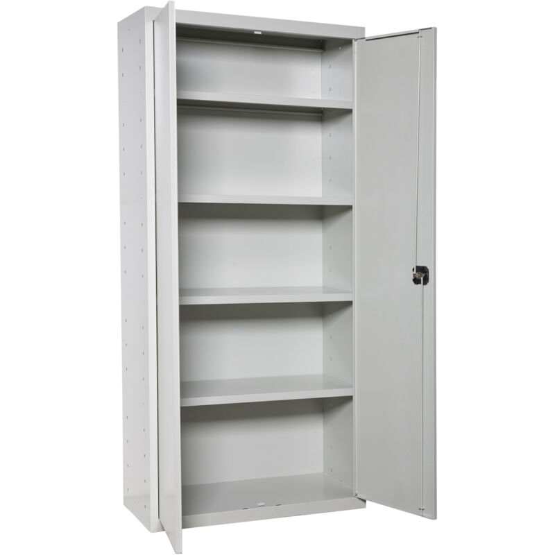 Simonrack - Simon Rack - Armoire de vestiaire multi-usage 1800X600X400 mm (1 porte,4 tablettes) livré démonté Simonrack - Simon Rack - Armoire de vestiaire multi-usage 1800X600X400 mm (1 porte,4 tablettes) livré démonté
