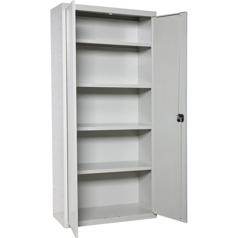 Simonrack - simonlocker armoire en métal avec 4 étagères (180x80x40cm) gris locker Simonrack - simonlocker armoire en métal avec 4 étagères (180x80x40cm) gris locker