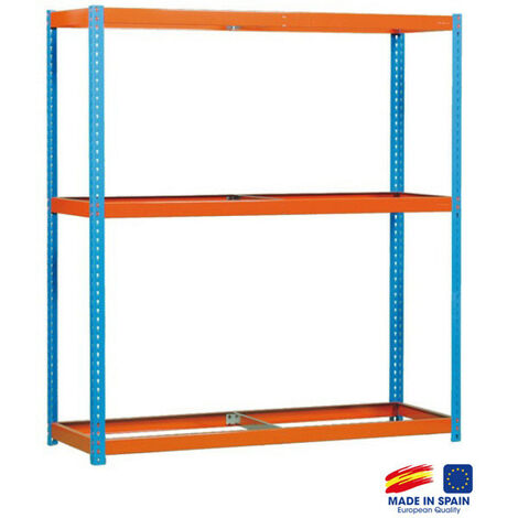 Simon Rack étagère de rangement bleu orange robuste