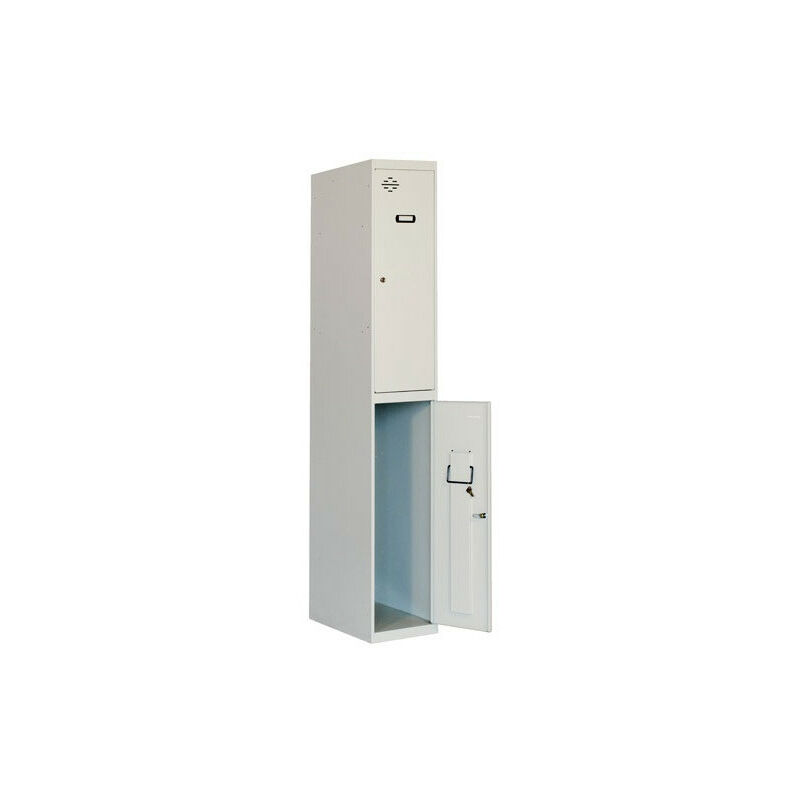 Simonrack – Casiers en métal pré-laqué gris 180x30x50cm – Acier haute qualité – Serrure à clé pour rangement sécurisé – Pour bureaux et ateliers Simonrack – Casiers en métal pré-laqué gris 180x30x50cm – Acier haute qualité – Serrure à clé pour rangement sécurisé – Pour bureaux et ateliers