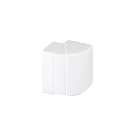 Simon TKA1305506/9 Giunto angolare esterno regolabile CABLOPLUS 130◊55mm Bianco puro