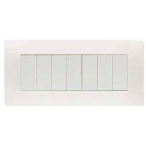 Simon urmet flexa nea placca 7 posti colore bianco  11807.bn