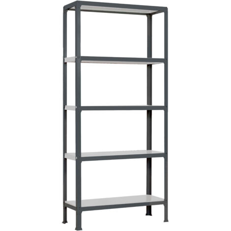 Simonhome Click Mini 5 étagères anthracite 1800x800x300 mm