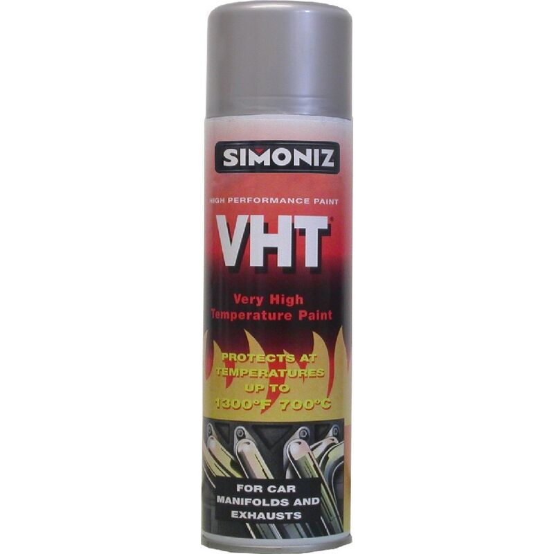 Vht Flameproof Silver Spray Paint 500ml - Simoniz