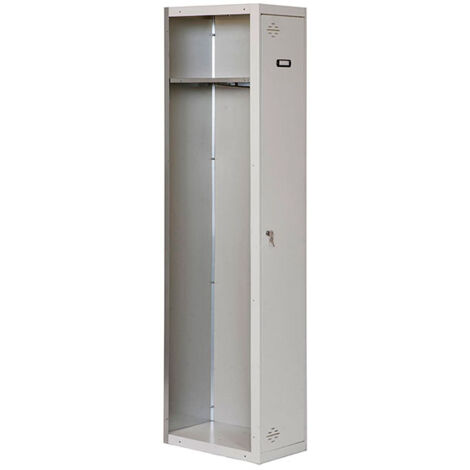 SIMONLOCKER casiers en métal (180x40x50cm) PRÉ-LAQUÉ GRIS