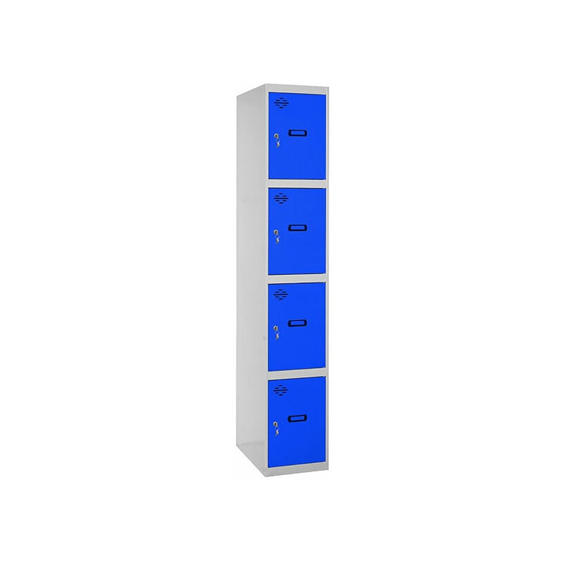 

SIMONLOCKER PROF. DISM. 4 DOORS 1/4 300 INIT GR/AZ - Simonrack