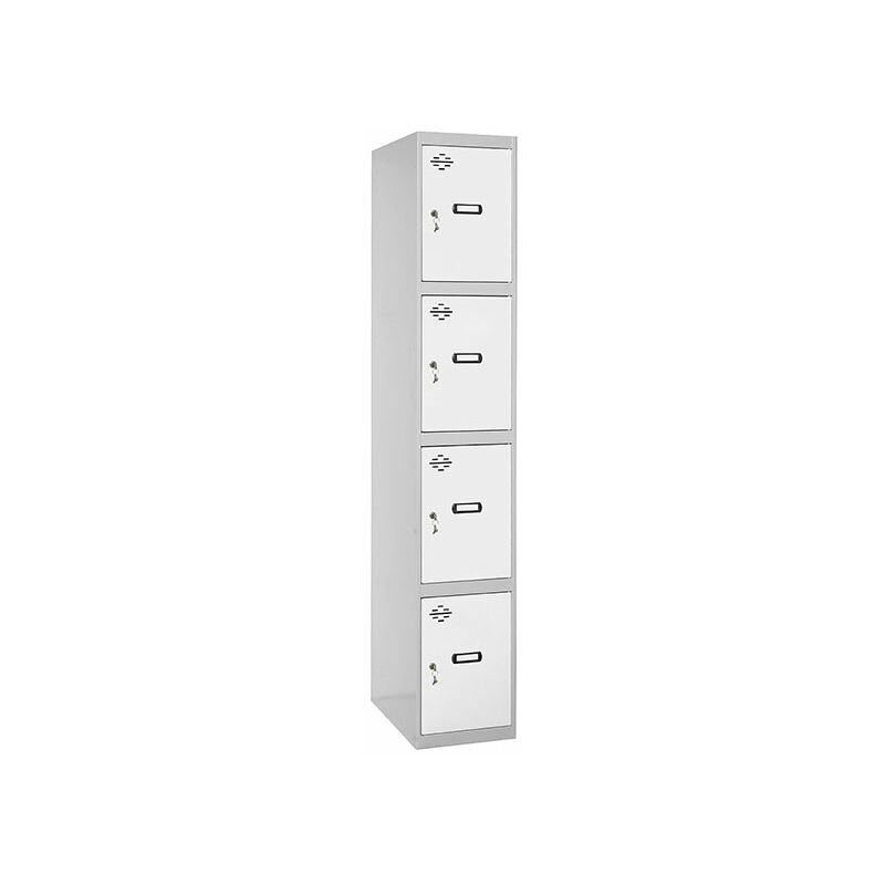 

SIMONLOCKER PROF. DISM. 4 DOORS 1/4 400 INIT GR/BL - Simonrack