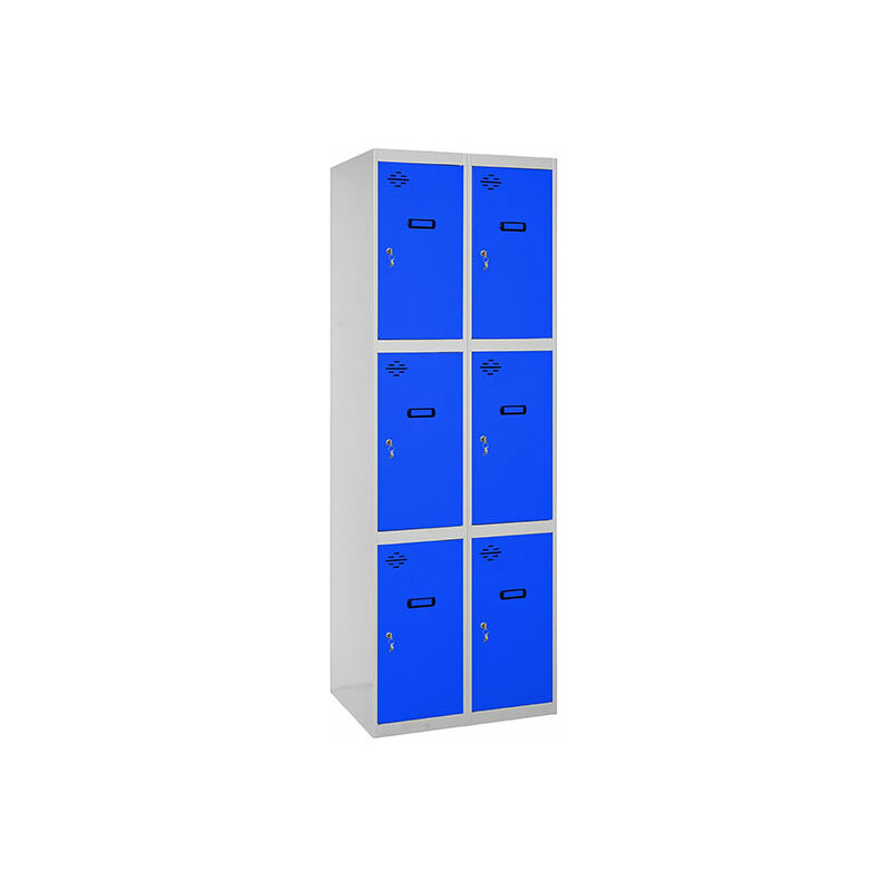 

SIMONLOCKER PROF. MON. 3 DOORS 2/6 300 (600) GR/AZ - Simonrack
