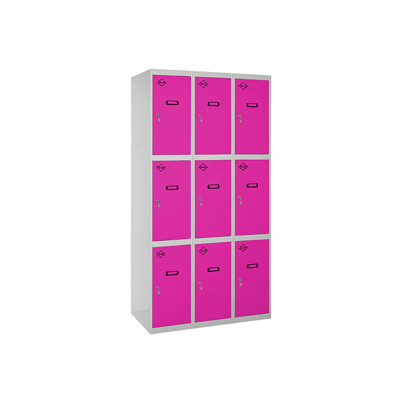 

SIMONLOCKER PROF. MON. 3 DOORS 3/9 400 (1200) GR/RS - Simonrack