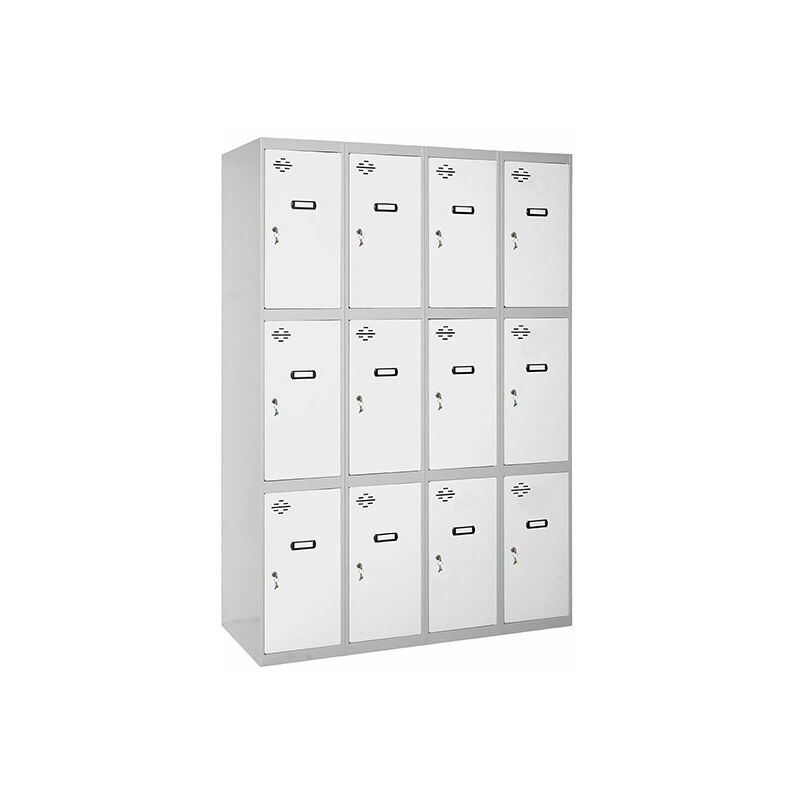 

SIMONLOCKER PROF. MON. 3 DOORS 4/12 300(1200) GR/BL - Simonrack