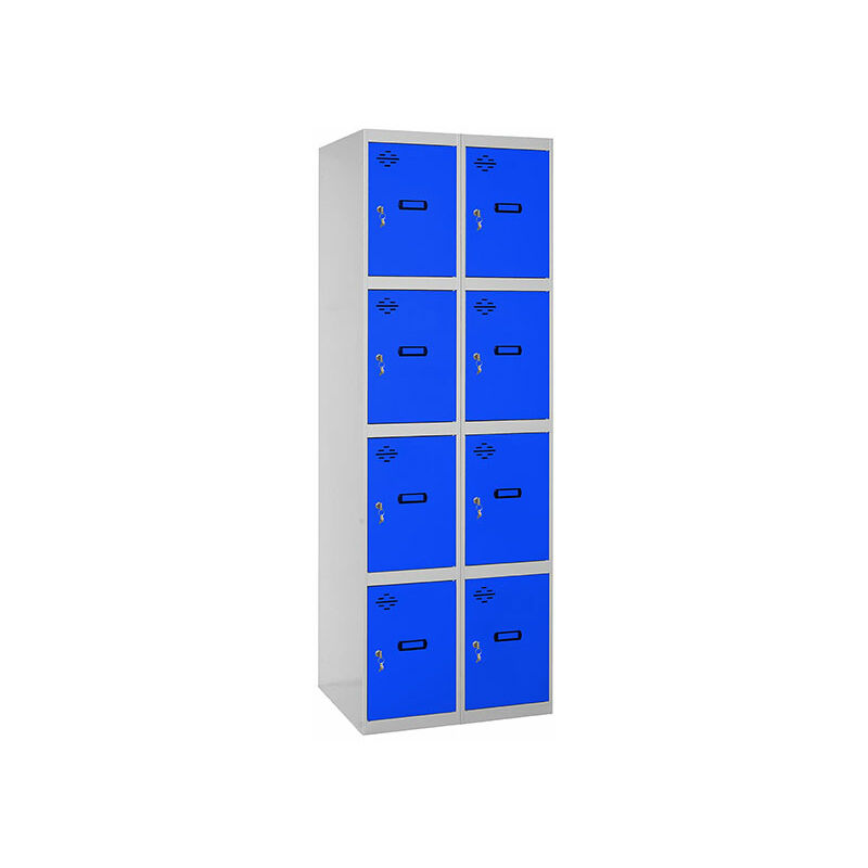 

SIMONLOCKER PROF. MON. 4 DOORS 2/8 300 (600) GR/AZ - Simonrack
