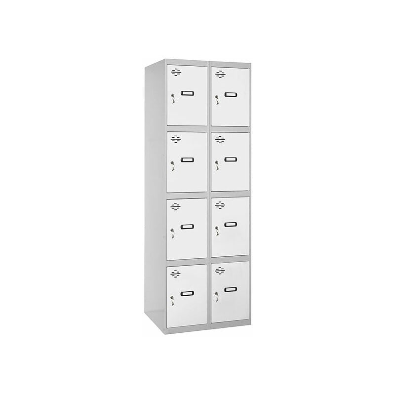 

SIMONLOCKER PROF. MON. 4 DOORS 2/8 400 (800) GR/BL - Simonrack
