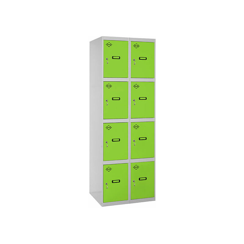 

SIMONLOCKER PROF. MON. 4 DOORS 2/8 400 (800) GR/VE - Simonrack
