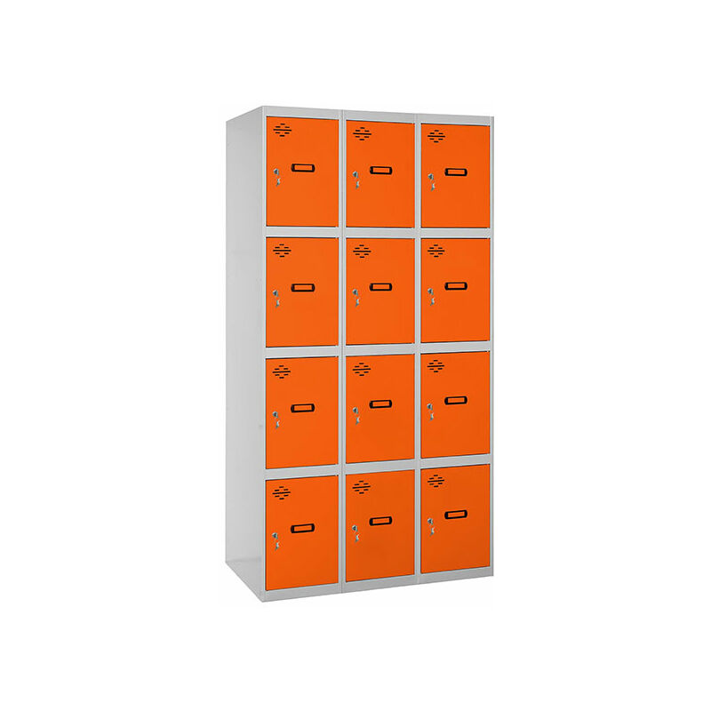 

SIMONLOCKER PROF. MON. 4 DOORS 3/12 400 (1200)GR/NA - Simonrack