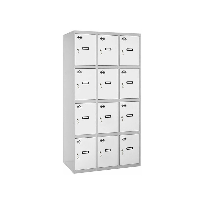 

SIMONLOCKER PROF. MON. 4 DOORS 3/12 400(1200) GR/BL - Simonrack