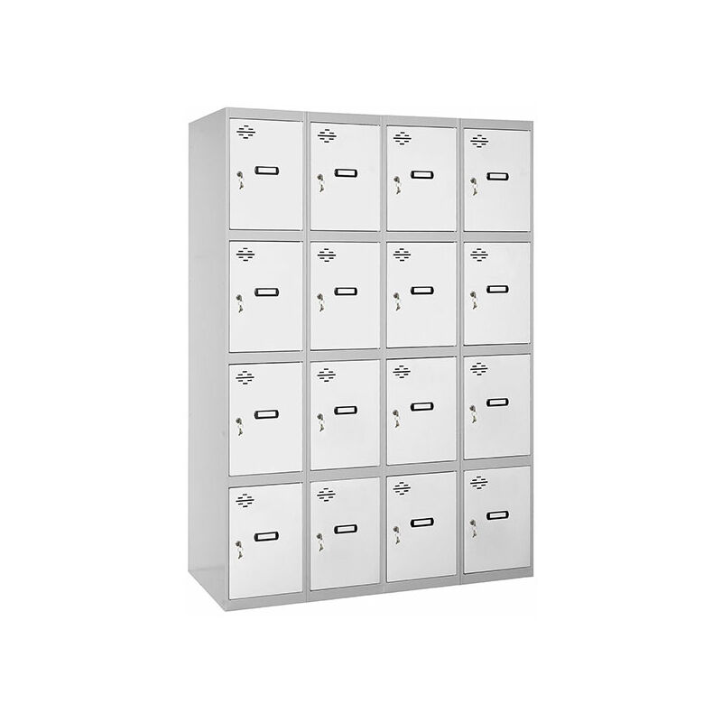 Simonrack - SIMONLOCKER PROF. MON. 4 DOORS 4/16 300(1200) GR/BL