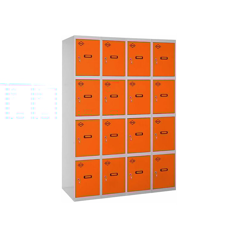 

SIMONLOCKER PROF. MON. 4 DOORS 4/16 300 (1200)GR/NA - Simonrack