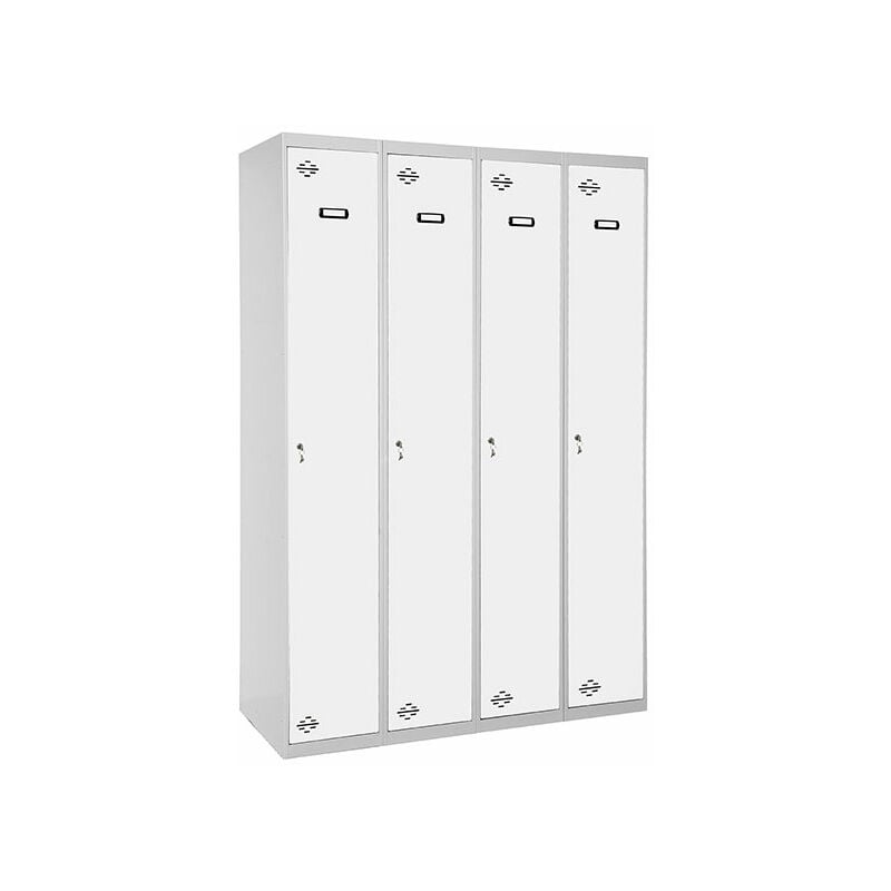 

SIMONLOCKER PROF. MON. SINGLE 4/4 300 (1200) GR/BL - Simonrack