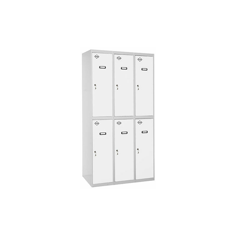 

SIMONLOCKER PROF. MON. TANDEM 3/6 300 (900) GR/BL - Simonrack