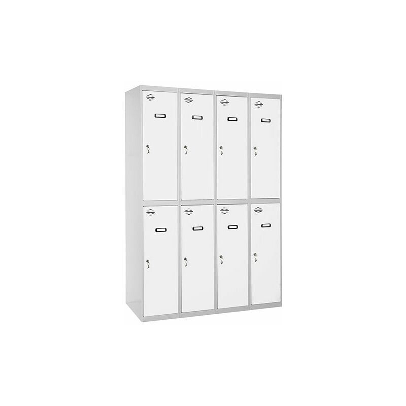 

SIMONLOCKER PROF. MON. TANDEM 4/8 300 (1200) GR/BL - Simonrack