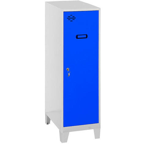 Simonrack Armadietto Moderno Blu con Serratura e Ventilazione