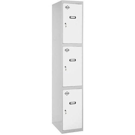 Simonrack armadio di metallo grigio e bianco 1800 mm