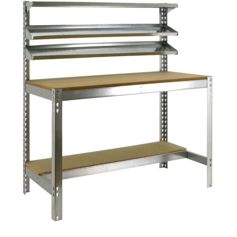 Simonrack Banco de Travail BT1 galvanisé et bois robuste
