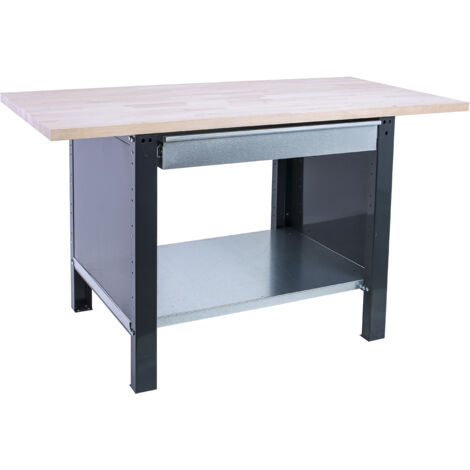 Simonrack BT6 Pro établi robuste anthracite 32 mm hêtre