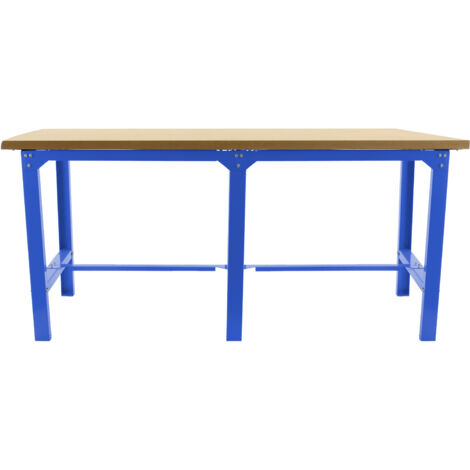 Simonrack Établi bleu plateau MDF 35 mm robuste