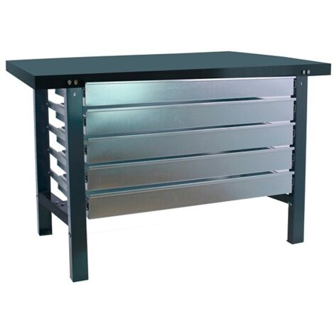 Simonrack Établi de jardin anthracite robuste métal