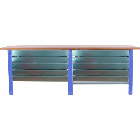Simonrack Établi de travail bleu robuste et fonctionnel