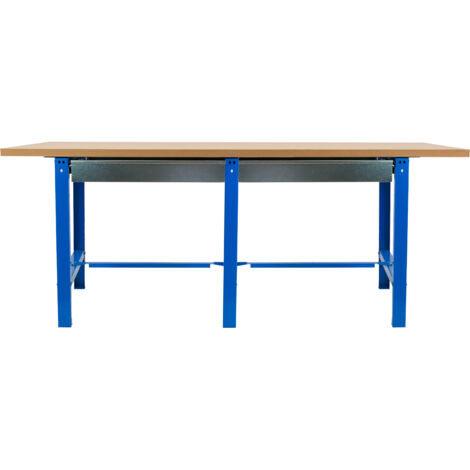 Simonrack Établi de travail bleu robuste MDF 35 mm