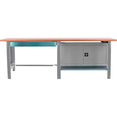 Simonrack Établi professionnel gris 865 x 2100 mm