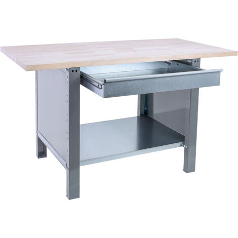 Simonrack Établi professionnel gris robuste 1500x750 mm