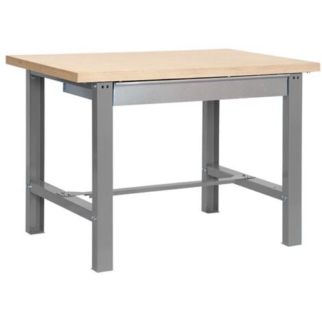 Simonrack Établi semi-professionnel gris et bois robuste