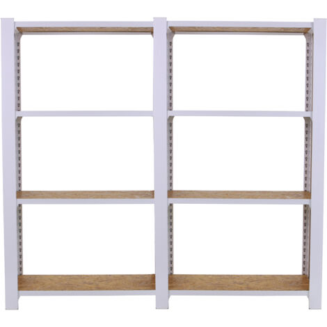 Simonrack Étagère légère blanc OSB 1500 mm design moderne