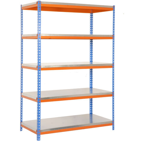 Simonrack Étagère Métallique Design bleu orange galva