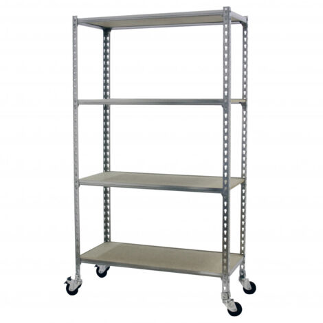 simonrack Étagère métallique mobile avec roulettes pratique