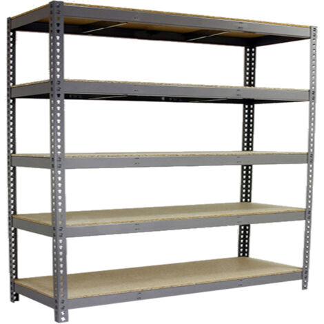 simonrack Étagère moderne gris robuste 400 kg capacité