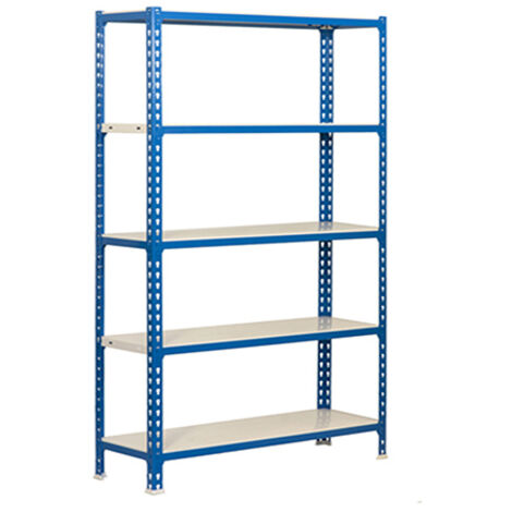 Shelfplaza® 100x40x30cm Home Étagère Charge Lourde Bleu/Etagere Metallique 4 Niveaux / 175kg