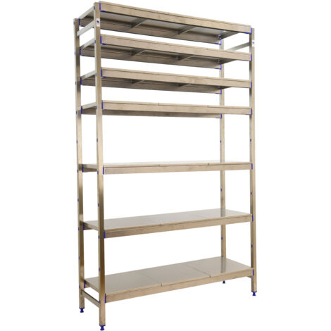 Simonrack Initial 7SS étagère inox 7 niveaux 200 kg