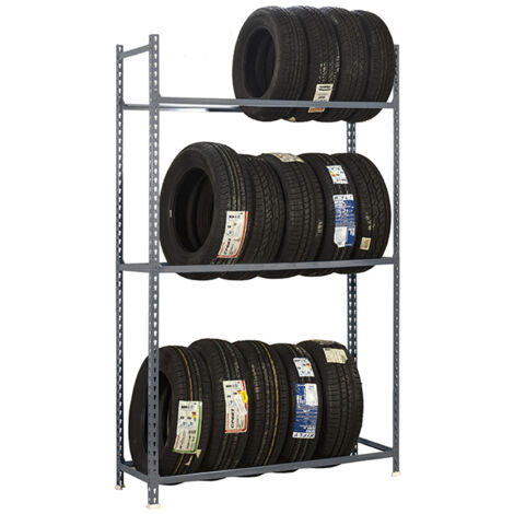 Petit rack à pneu 3 niveaux : Hauteur 2000 - Profondeur 400mm