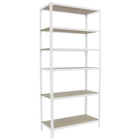Simonrack Maderclick 6/300 scaffale bianco legno design