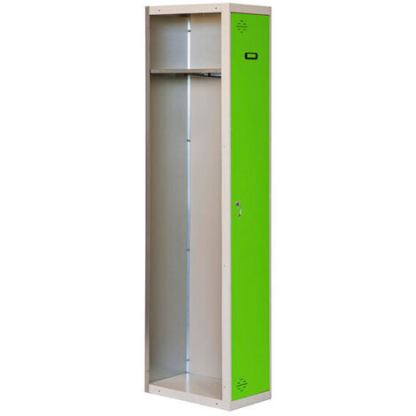 Simonrack Modèle de casier gris avec portes vertes